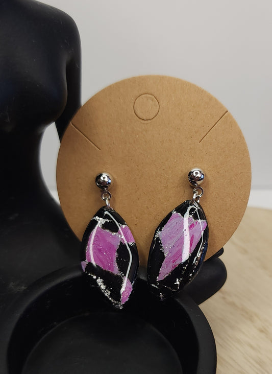 Enchanted Cherry Blossom Dangle Earrings